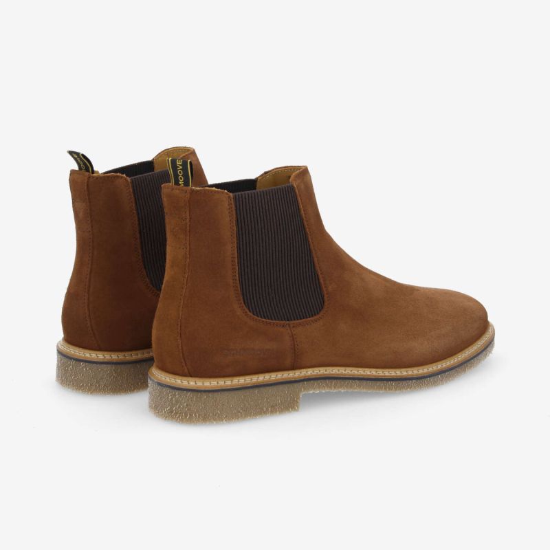 DUBLIN CHELSEA M - SUEDE - NOISETTE